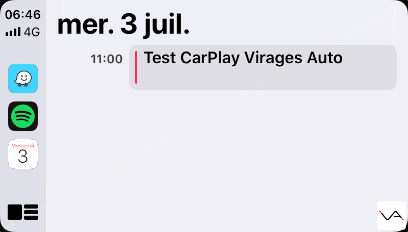 Test Apple CarPlay iOS13 Virages Auto